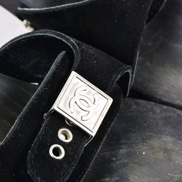 AUTHENTIC CHANEL HASLER SLIDE EUR 40 - Picture 3 of 16